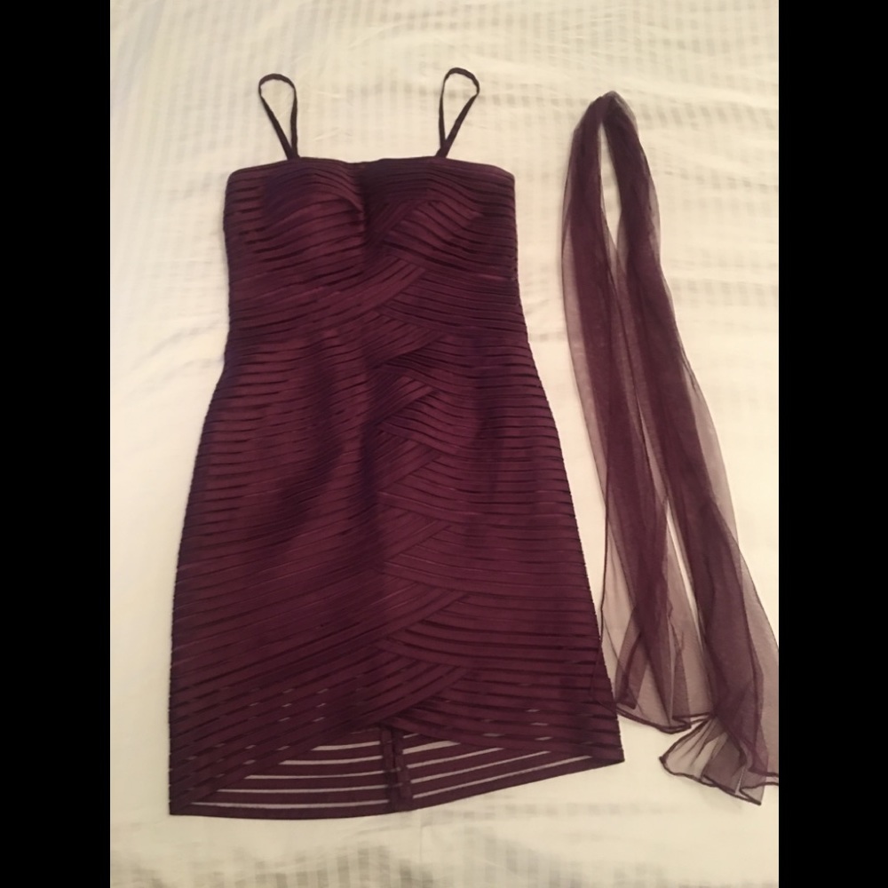 Purple party dress